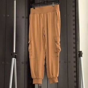Cinq a sept Cargo Joggers Gorgeous Copper Color